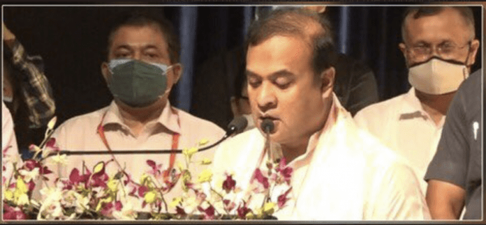 Himanta Biswa Sarma has been sworn in as the 15th Chief Minister of Assam