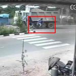 Drunk biker crashes into truck after it crosses over to wrong side