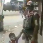 Kid cries, asks for army jawan's gun