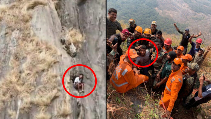 Viral: Army launches ops to rescue boy stranded on cliff in Kerala