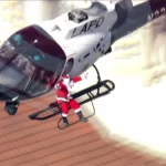 SWAT Santa Claus Makes a Special Delivery via Helicopter at Los Angeles Orthopedic Hospital
