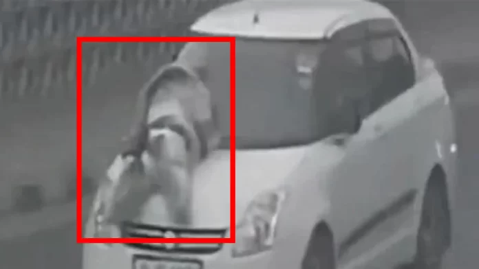 Delhi Road Rage: Shocking video of Man dragged on car’s bonnet in Delhi, 1 arrested