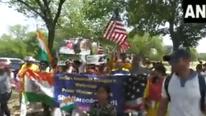 Indian American diaspora holds Unity rally in Washington, welcoming Prime Minister Narendra Modi for his upcoming visit to the United States