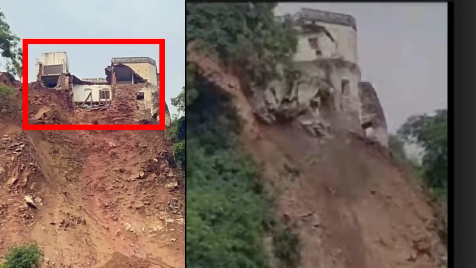 Himachal Pradesh: Part of 600-year-old Nalagarh fort collapse following heavy rain